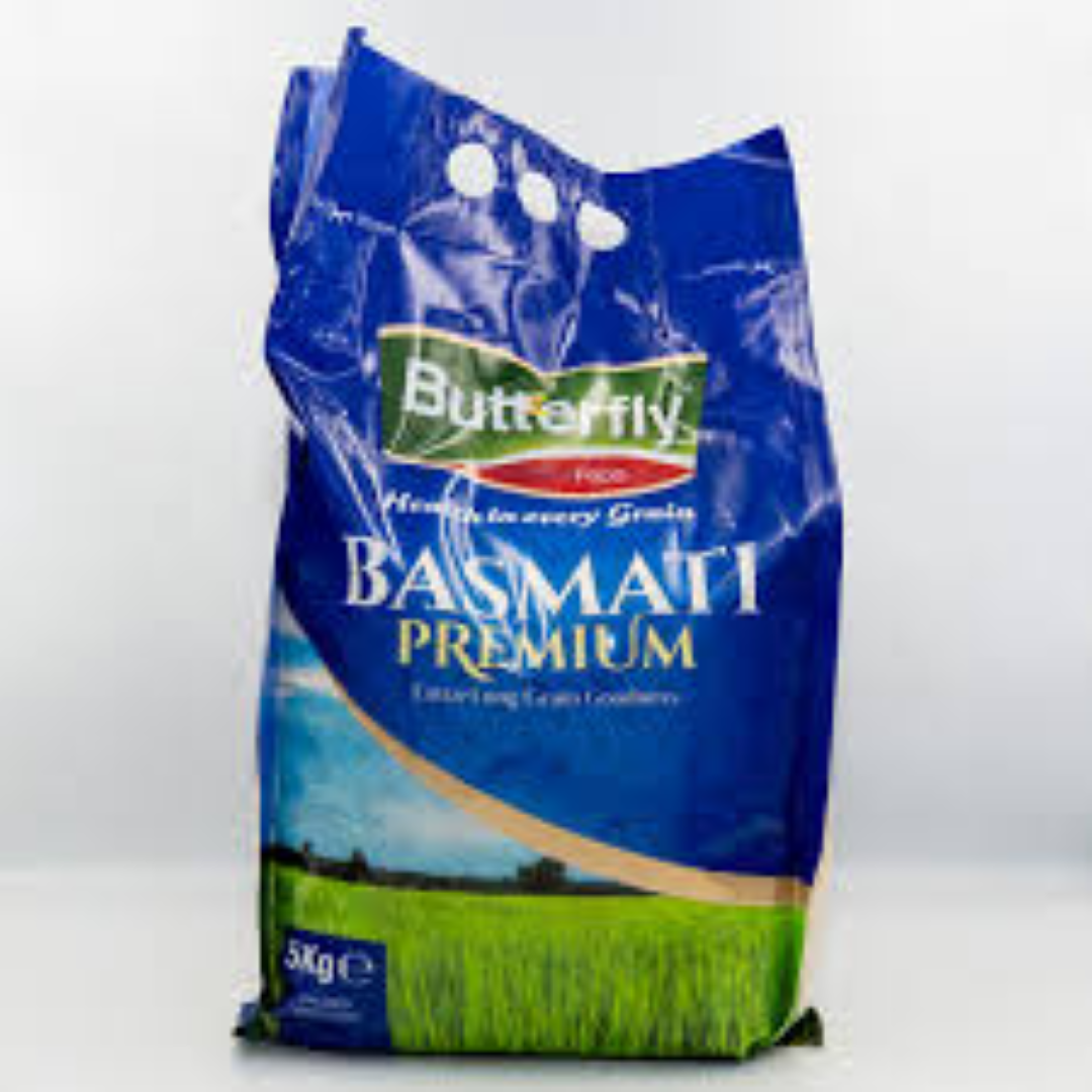 BUTTERFLY RICE BASMATIC PREMIUM 5KG